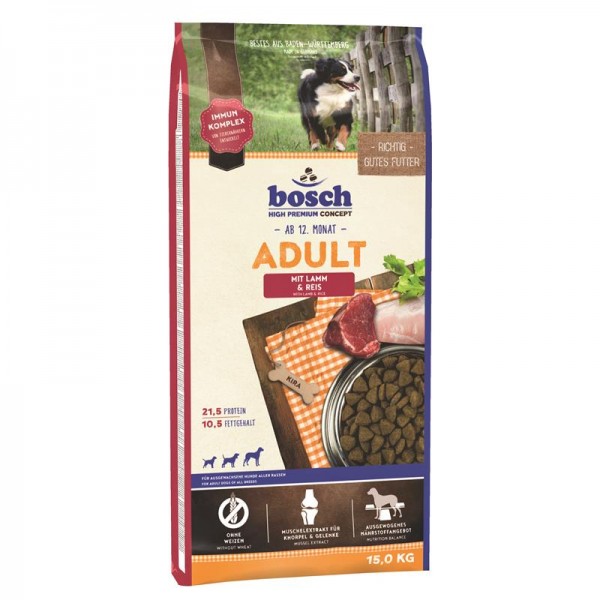 Adult Lamm & Reis 15 kg - für ausgewachsene Hunde